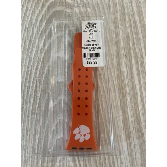 NEW Clemson Tigers Iconic Edition HD Watch Band for Apple Watch 38mm 40mm 41mm - Picture 4 of 4